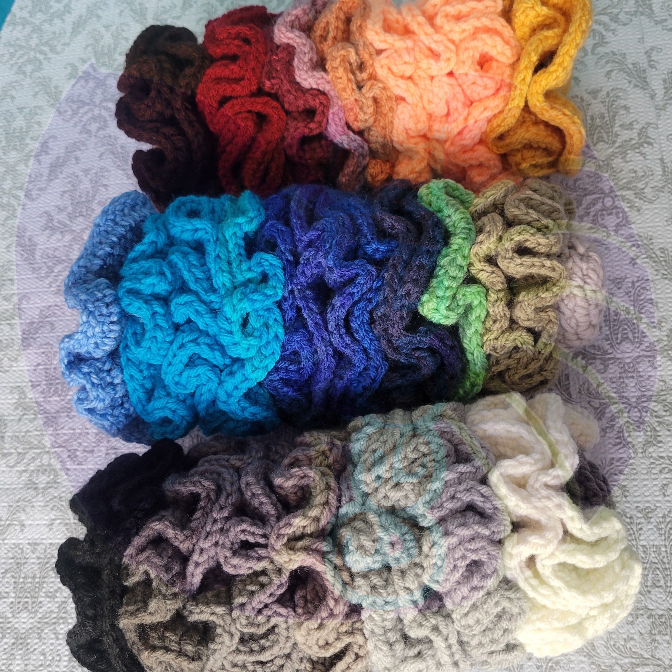 Scrunchies for Straight Hair