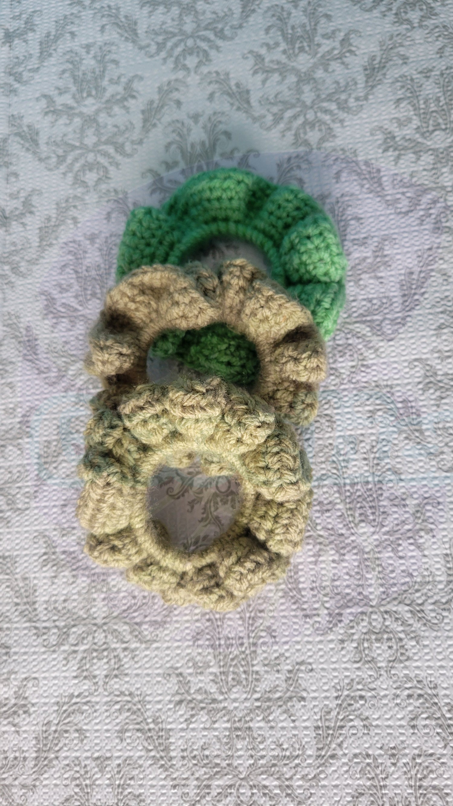 Green Scrunchies