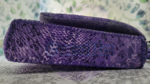 Purple Floral Purse in the Flores Style