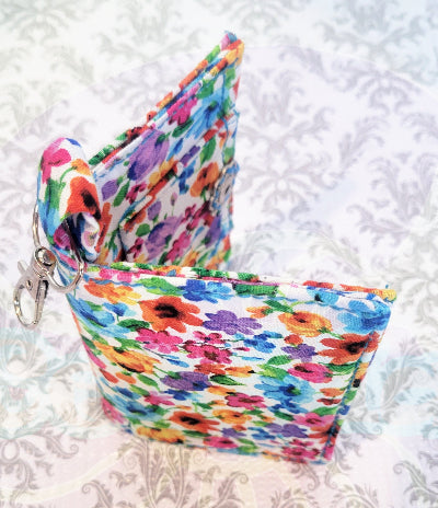 Watercolor Wild Flowers in the Javier Wallet Style