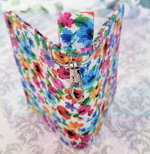 Watercolor Wild Flowers in the Javier Wallet Style