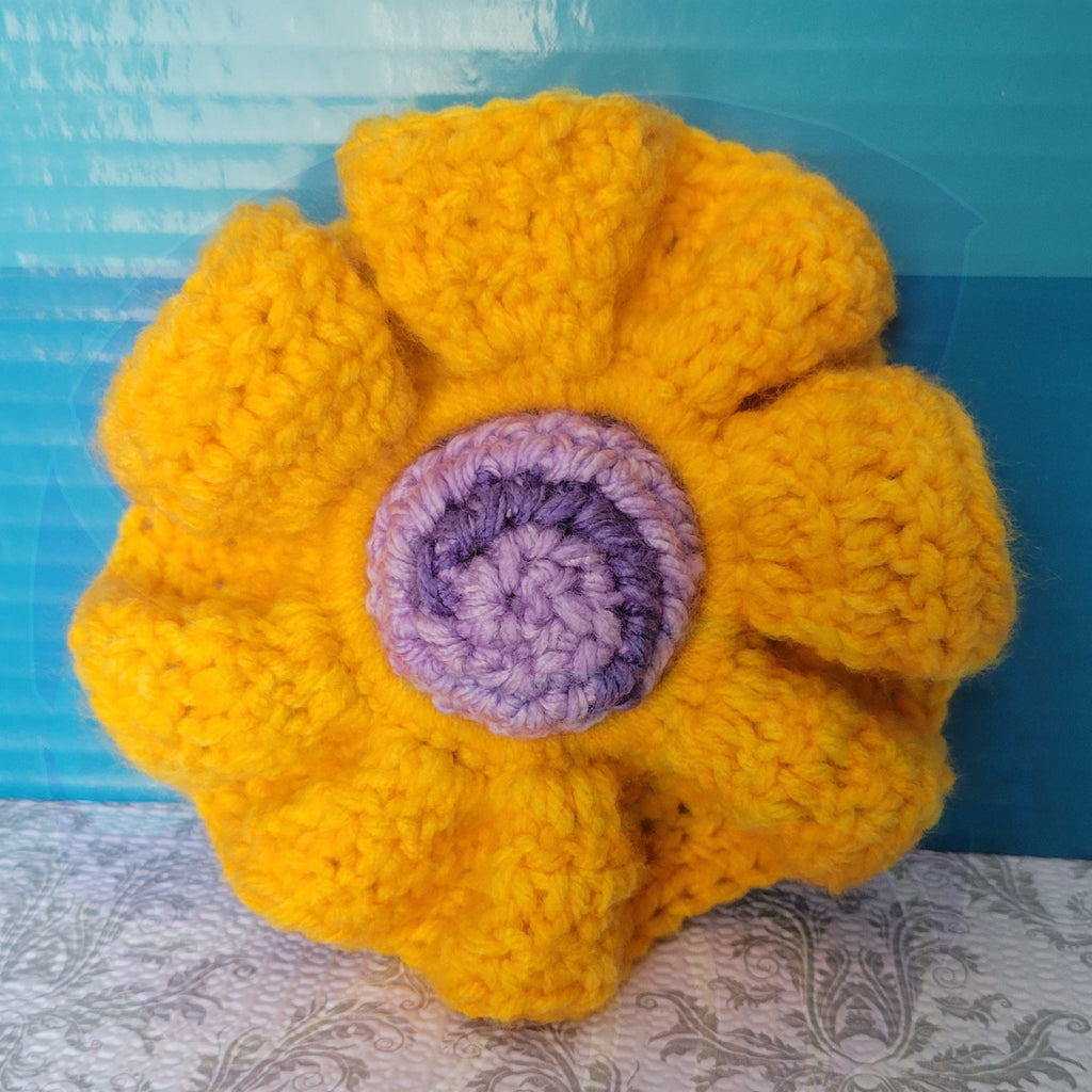 Gold Yellow Scrunchy