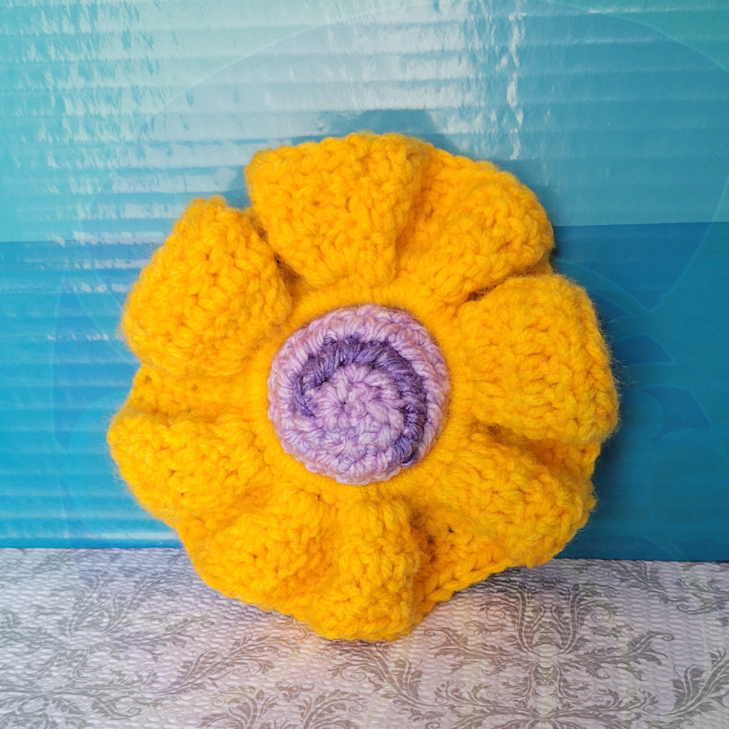 Gold Yellow Scrunchy