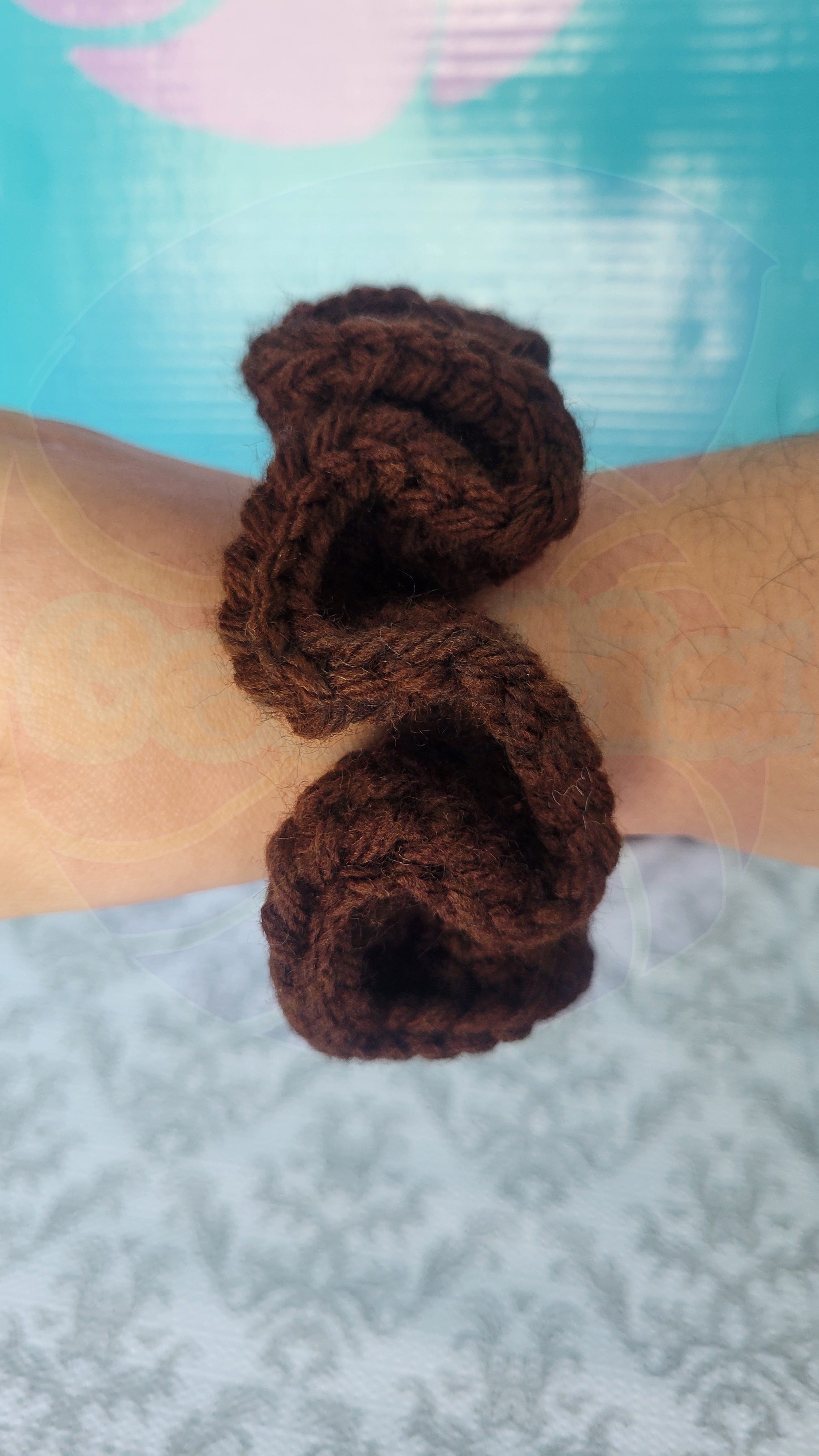 Brown Scrunchy