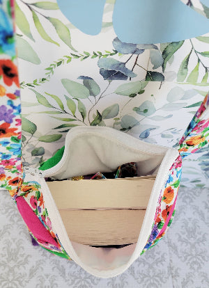 Watercolor Wild Flowers in Angelica Purse Style