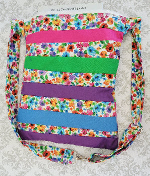 Watercolor Wild Flowers in Angelica Purse Style