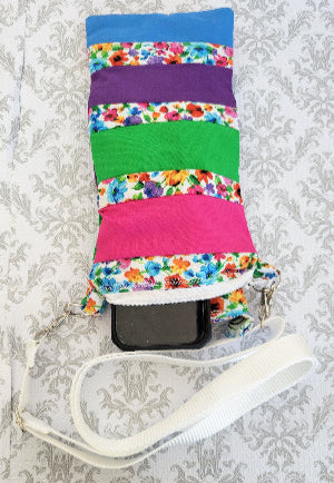 Watercolor Wild Flower in a small Size Katie Purse Style