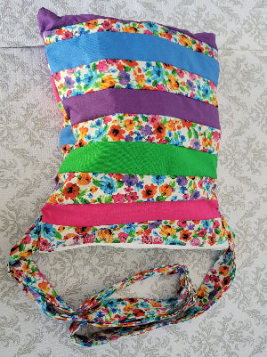 Watercolor Wild Flowers in Angelica Purse Style