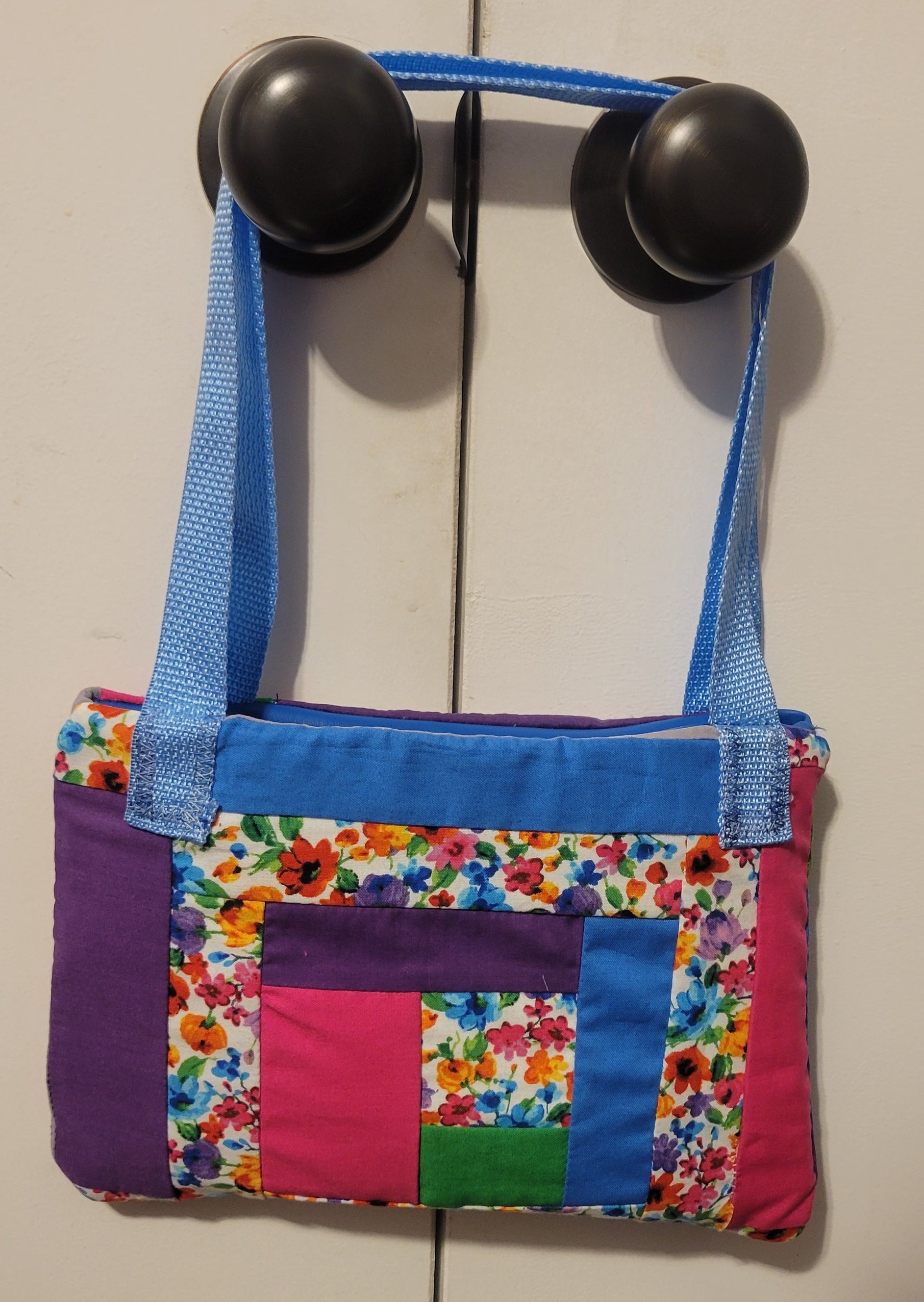 Watercolor Wild Flowers in the Tracy Toe-bag style