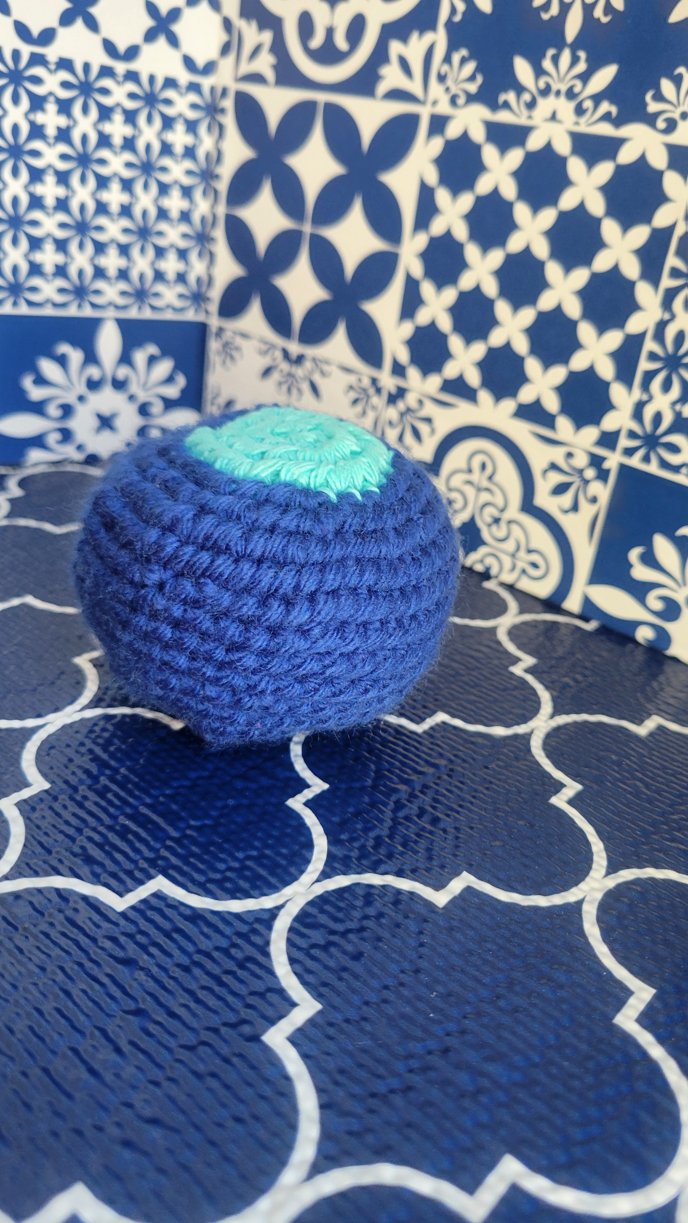 Blue Stress Ball