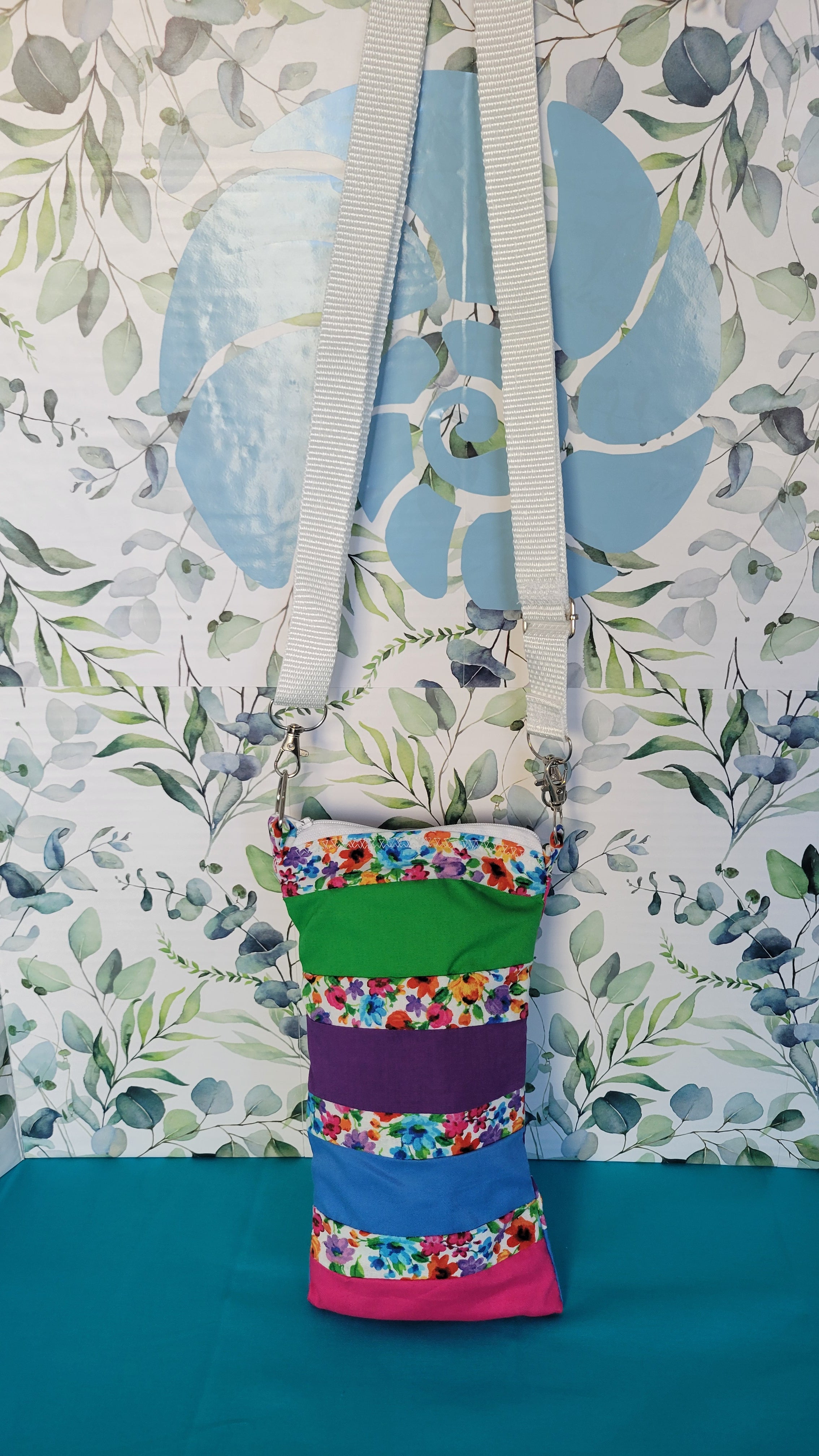 Watercolor Wild Flower in a small Size Katie Purse Style